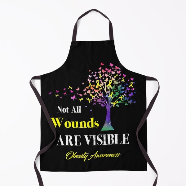 Item preview, Not All Wounds Are Visible Obesity Awareness designed and sold by Hatjar.