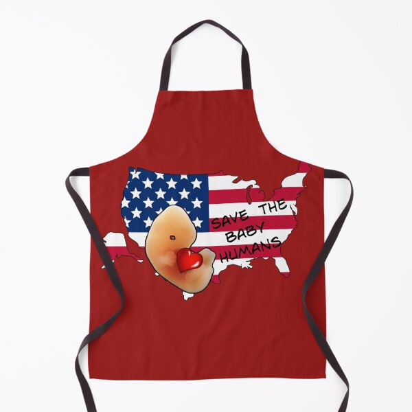 Item preview, Save the baby humans. Embryo hugging cartoon-style heart-shape inside US map with American flag designed and sold by Brasilia.