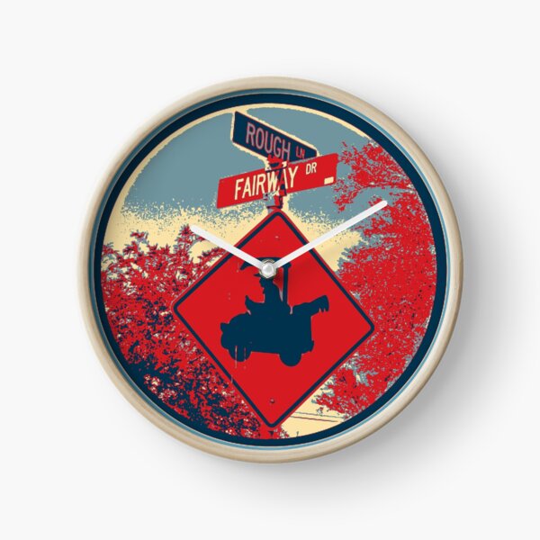 Rough - Fairway - Golf Cart Clock