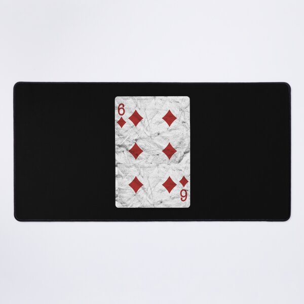 Item preview, Playing Cards 6 of Diamonds (distressed design) designed and sold by siggyspatsky.