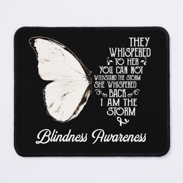 Item preview, Butterfly I Am The Storm Blindness Awareness designed and sold by whlrcheryl.