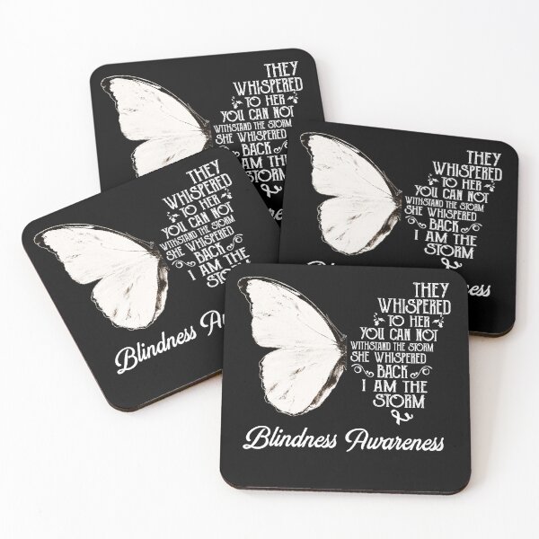 Item preview, Butterfly I Am The Storm Blindness Awareness designed and sold by whlrcheryl.