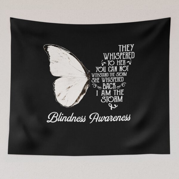 Item preview, Butterfly I Am The Storm Blindness Awareness designed and sold by whlrcheryl.