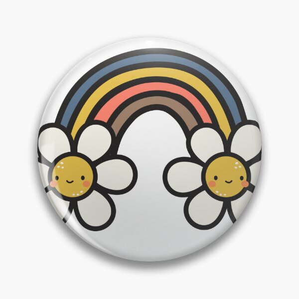 Item preview, Smiling daisy with rainbow part2 designed and sold by supermamarie.
