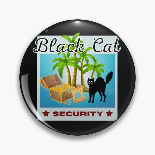 Item preview, Black Cat Security designed and sold by TreasureTime.