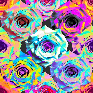 Artwork thumbnail, Delilah Roses Pattern by dinaaaaaah
