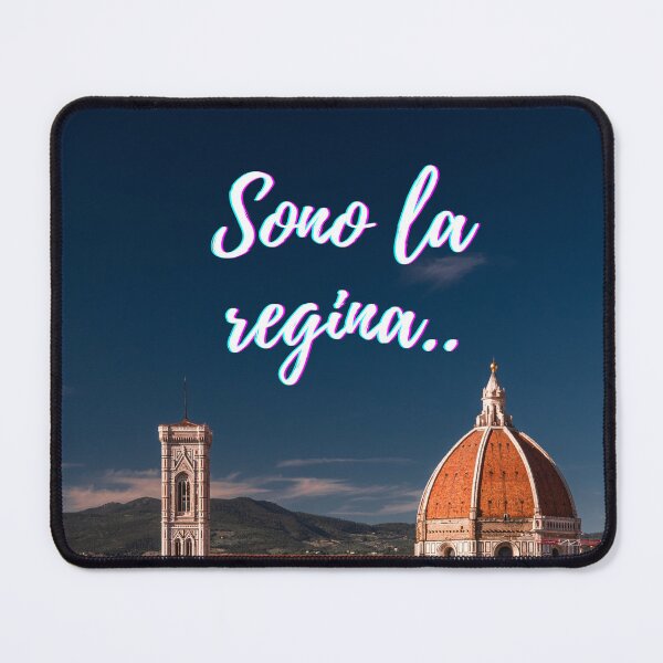 Item preview, I am the queen - popular italian quotes theme gifts designed and sold by RebelliousRosee.