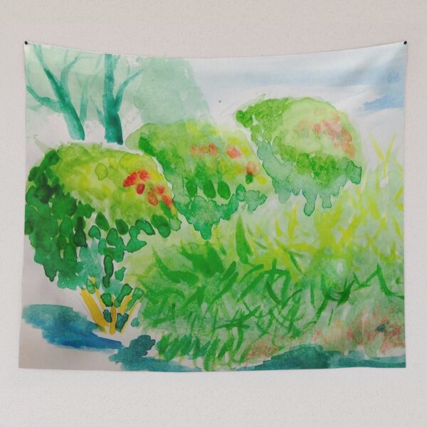 Item preview, Bushes at Cherry Ave designed and sold by CCWillow.