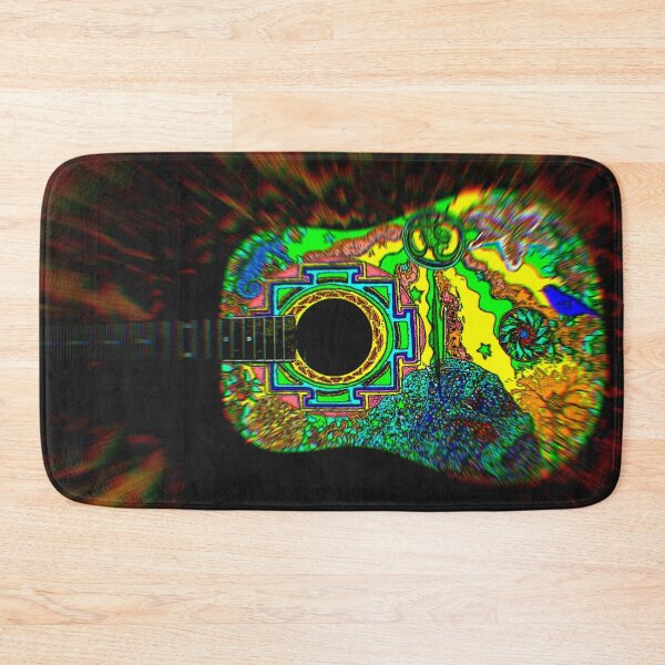 Item preview, Hippie Einstein Acoustic Guitar designed and sold by ArtbySBS.