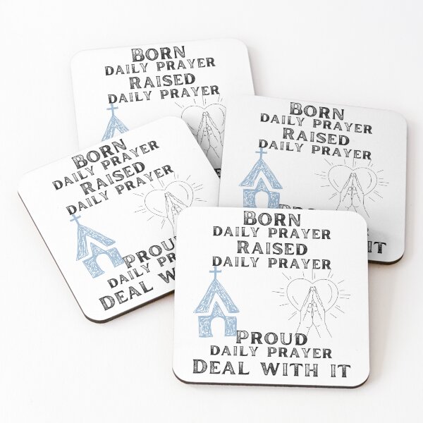 Item preview, Born daily prayer raised daily prayer proud daily prayer deal with it designed and sold by movie-popcorn.