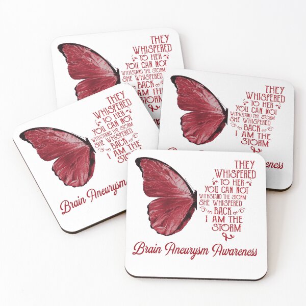 Item preview, Butterfly I Am The Storm Brain Aneurysm Awareness designed and sold by whlrcheryl.