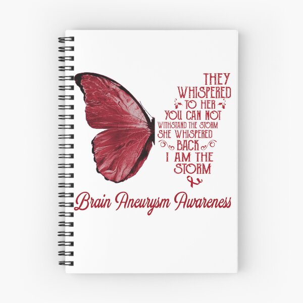 Item preview, Butterfly I Am The Storm Brain Aneurysm Awareness designed and sold by whlrcheryl.