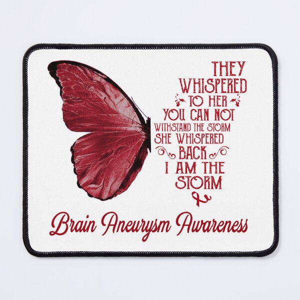 Item preview, Butterfly I Am The Storm Brain Aneurysm Awareness designed and sold by whlrcheryl.