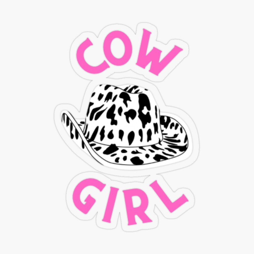 Sticker for Sale mit Cowgirl von avaandcalcreate