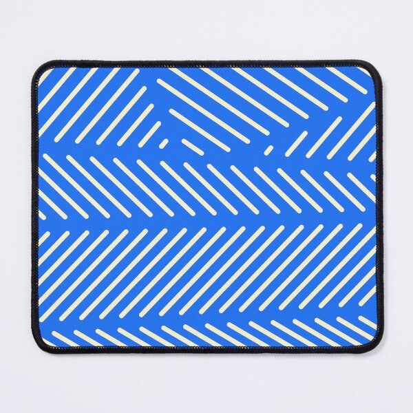 Item preview, Blue Minimal Diagonal Line Patch Pattern designed and sold by patternsoup.
