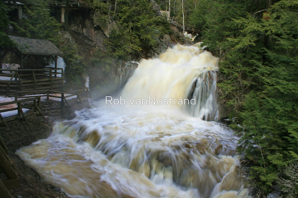 "Misty spring falls, Victoria Park, Truro, NS" by Rob vanNostrand