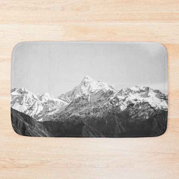 Item preview, Mountain Black and White Mountains Nature Landscape designed and sold by JoshuaSmall.