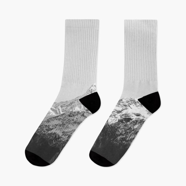 Item preview, Mountain Black and White Mountains Nature Landscape designed and sold by JoshuaSmall.
