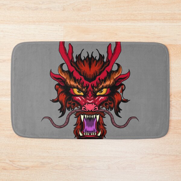 Item preview, Red Dragon Head Traditional Chinese Style designed and sold by leen12 Art Designs Prints.