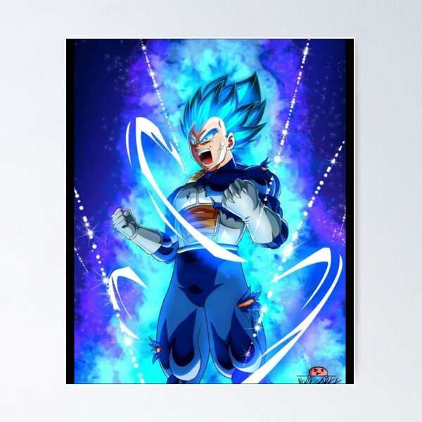 Goku super saiyan instinct wall poster REDCLOUD Paper Print