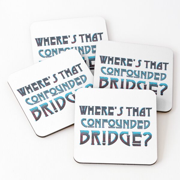Item preview, WHERE'S THAT CONFOUNDED BRIDGE designed and sold by Zeriomes82.