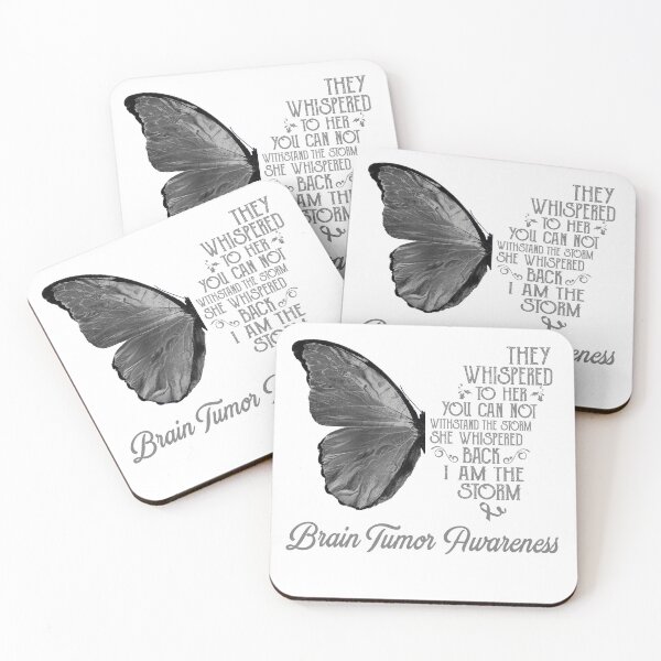 Item preview, Butterfly I Am The Storm Brain Tumor Awareness designed and sold by whlrcheryl.