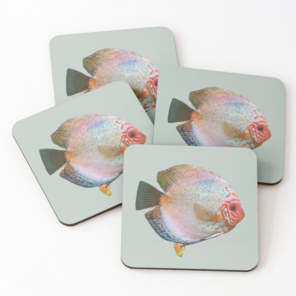 Item preview, Colorful Discus Fish designed and sold by RainbowSpinkle.