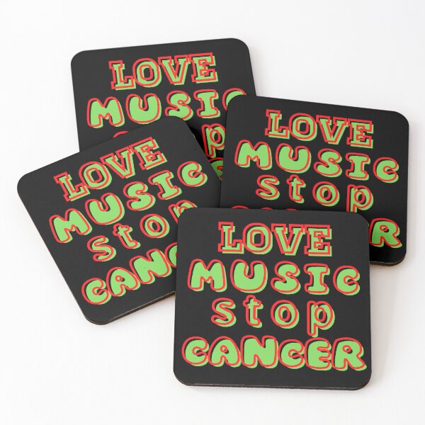 Item preview, love music stop cancer 2 designed and sold by aprajoos.
