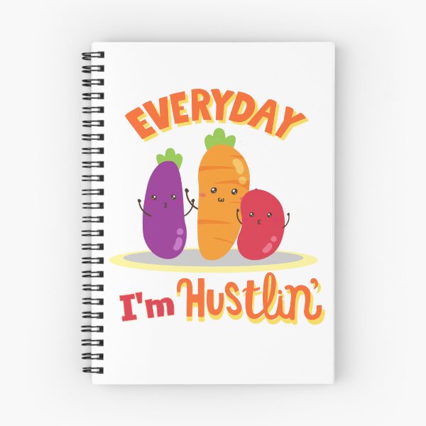 Item preview, Everyday I'm Hustlin' - veggies taking the lead designed and sold by hardscuffle.