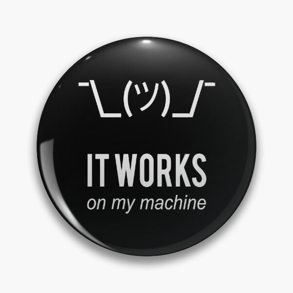 Artikelvorschau, Achselzucken: IT funktioniert auf meiner Maschine, lustige Technologie entworfen und verkauft von ktmaem.