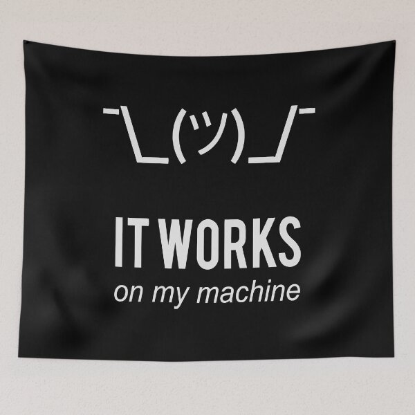 Item preview, Shrug IT works on my machine funny technology designed and sold by ktmaem.