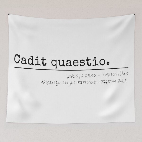 Item preview, Case closed - Latin - T-Shirts, Stickers, Magnets, House - VBK - VisionsByKaren designed and sold by VisionsByKaren.