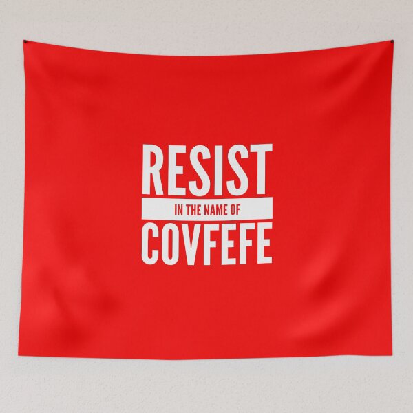 Item preview, Funny political - Resist in the name of Covfefe T-Shirt designed and sold by ETIndustries.