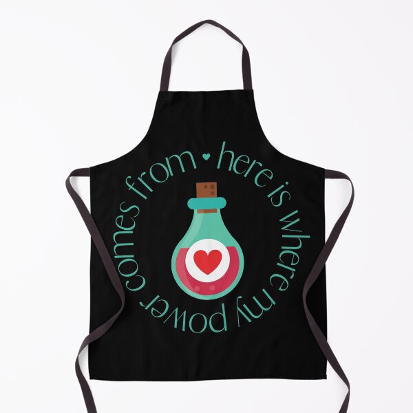 Item preview, Heart Love Potion Power Apron designed and sold by MagicWolfStar.