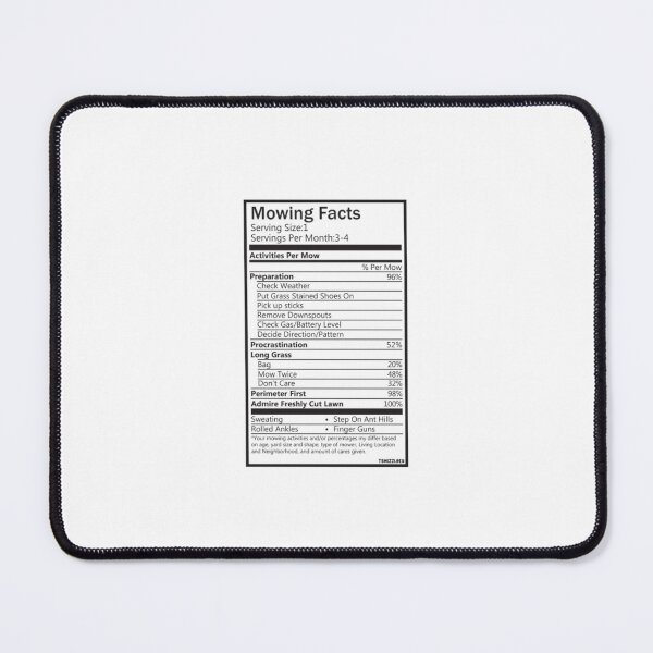 Item preview, Mowing Facts designed and sold by RobinaEngel.