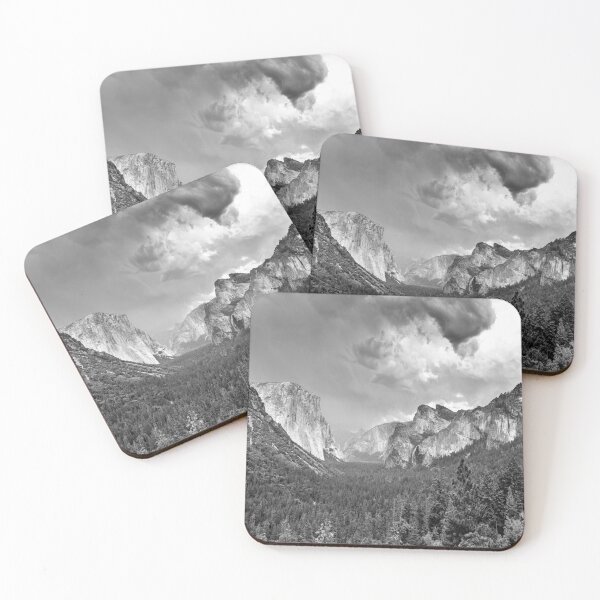 Item preview, Yosemite National Park - Beautiful Aesthetic Photography - Black and White designed and sold by Tjokko-chan.