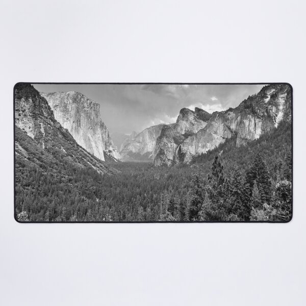 Item preview, Yosemite National Park - Beautiful Aesthetic Photography - Black and White designed and sold by Tjokko-chan.