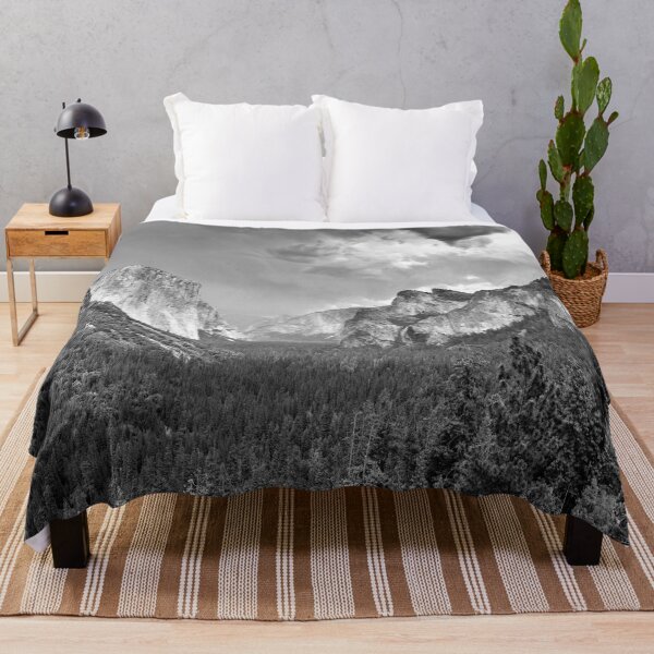 Item preview, Yosemite National Park - Beautiful Aesthetic Photography - Black and White designed and sold by Tjokko-chan.