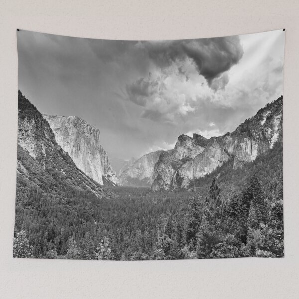 Item preview, Yosemite National Park - Beautiful Aesthetic Photography - Black and White designed and sold by Tjokko-chan.