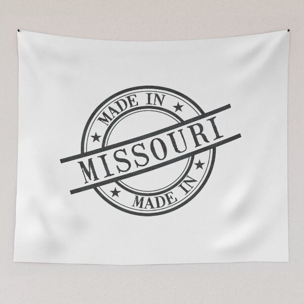 Item preview, Made In Missouri Stamp Style Logo Symbol Black designed and sold by surgedesigns.