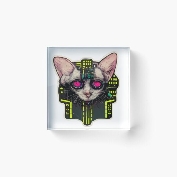 Item preview, Cyberpunk Cat King  designed and sold by thelofidragon.