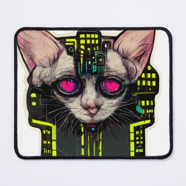 Item preview, Cyberpunk Cat King designed and sold by thelofidragon.