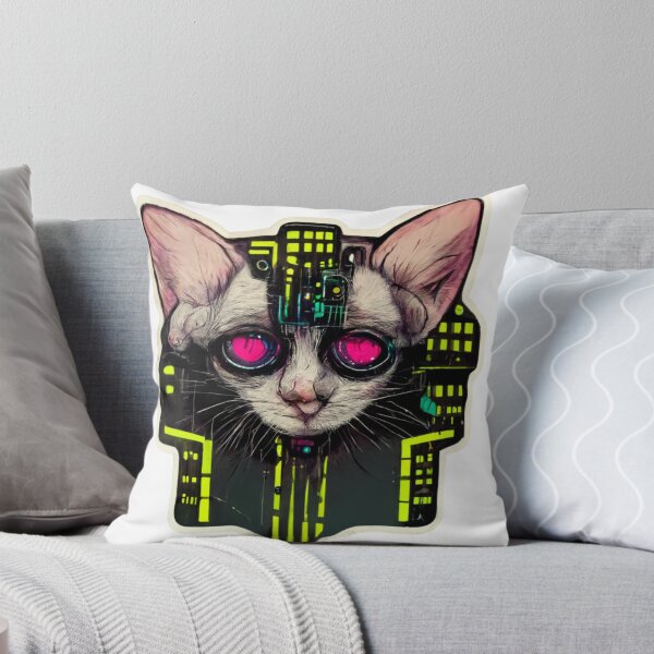 Item preview, Cyberpunk Cat King  designed and sold by thelofidragon.
