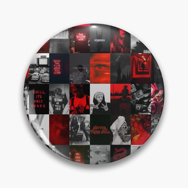 Item preview, Red and Black Grunge Aesthetic Collage designed and sold by sndparisian.