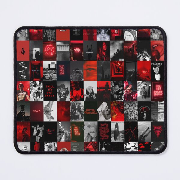 Item preview, Red and Black Grunge Aesthetic Collage designed and sold by sndparisian.