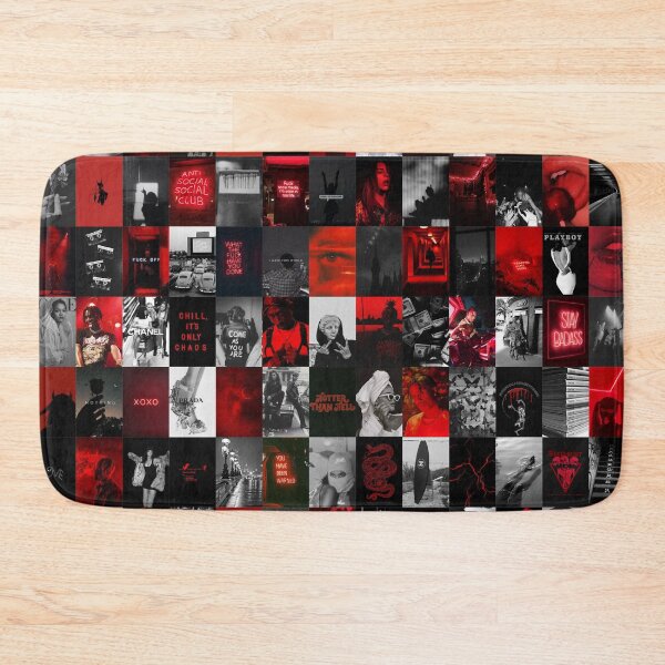 Item preview, Red and Black Grunge Aesthetic Collage designed and sold by sndparisian.