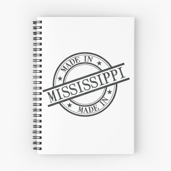Item preview, Made In Mississippi Stamp Style Logo Symbol Black designed and sold by surgedesigns.