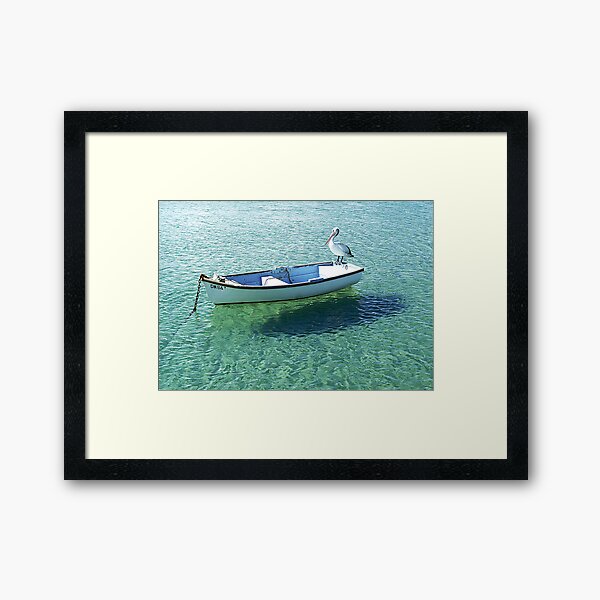 Captain Pelican Framed Art Print