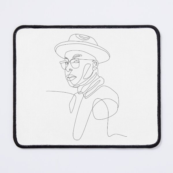 Item preview, continuous line art drawing face man fashion designed and sold by mdpzart.