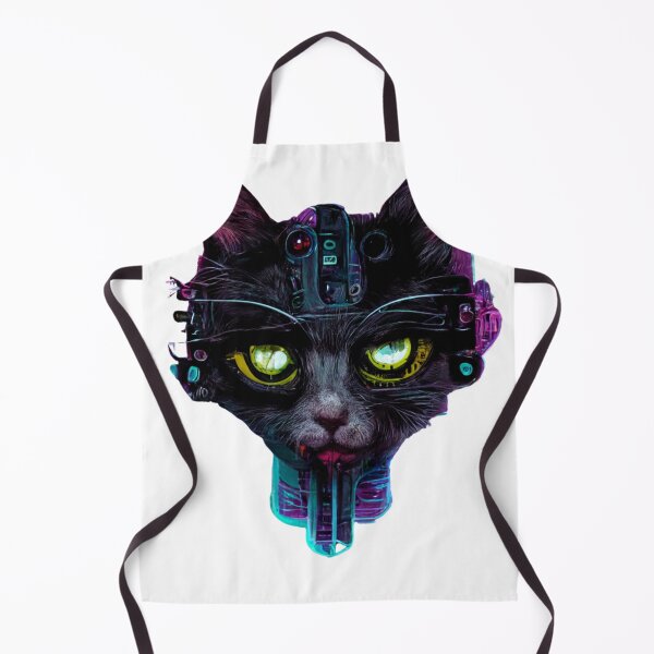 Item preview, Cyberpunk Hacker Cat designed and sold by thelofidragon.